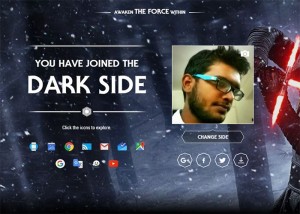 Con Google puedes pertenecer al lado oscuro de ´Star Wars