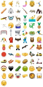 47 nuevos emojis que llegarán a iOS 10. 
