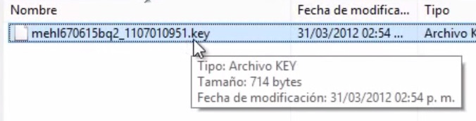 Archivo key